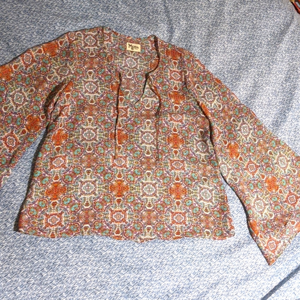 Show me your MUMU Bardot tassel top